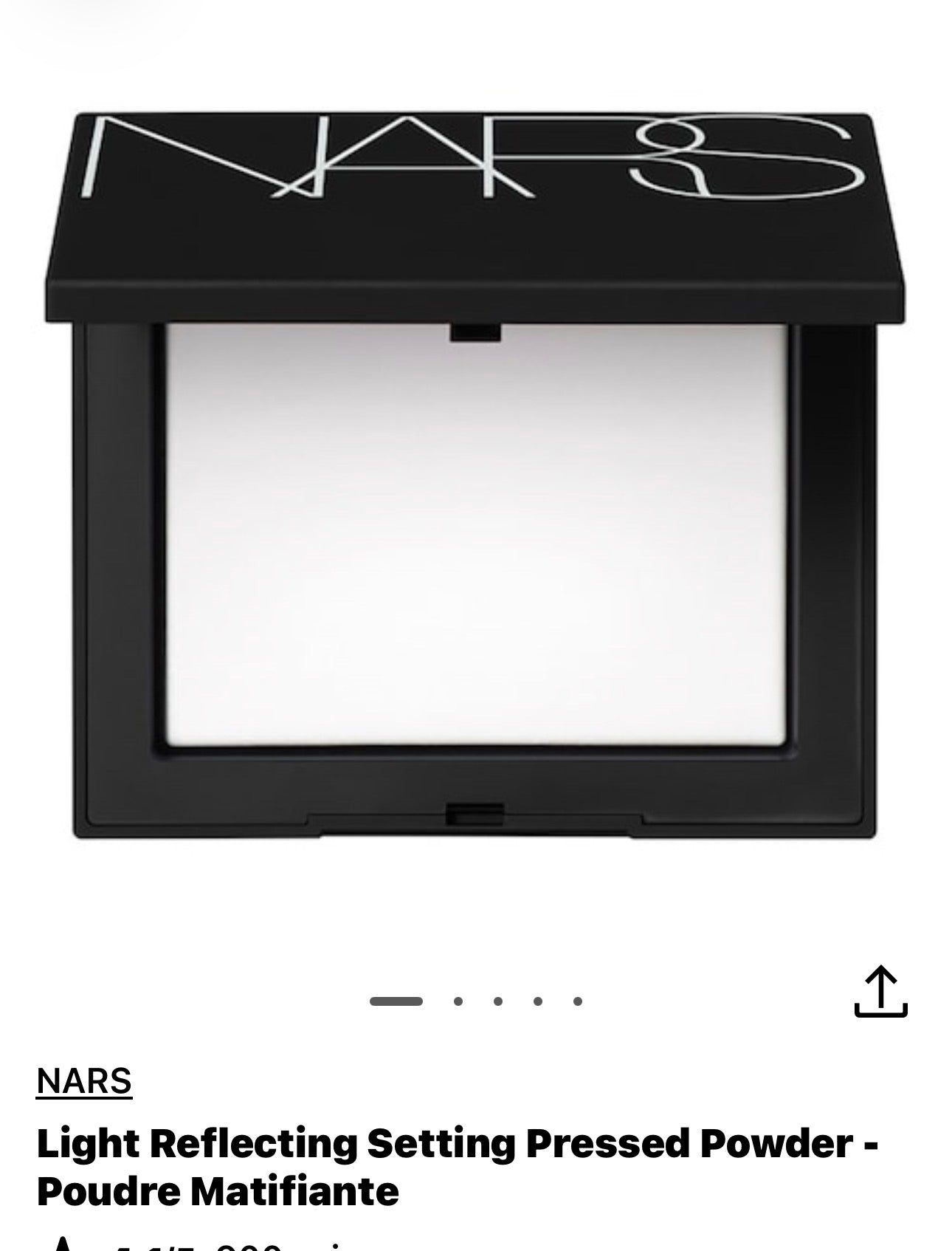 NARS Light Reflecting Setting Pressed Powder - Poudre Matifiante