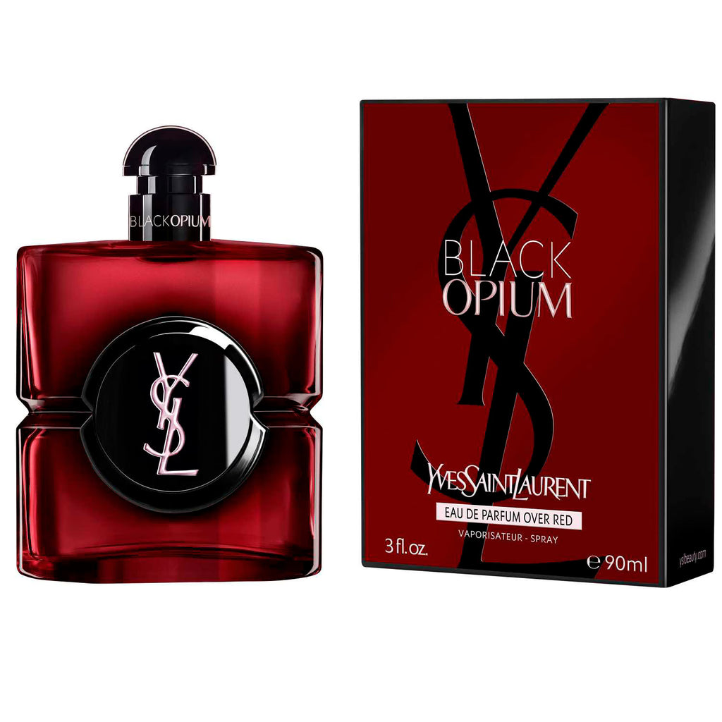 YVES SAINT LAURENT Black Opium Over Red - Eau de Parfum café floral fruité pour femme.90ml